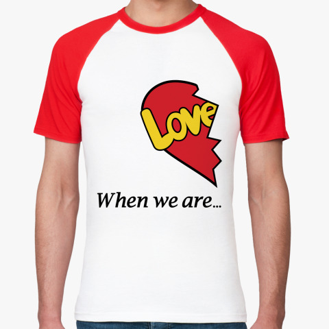 Парная футболка Love is...
