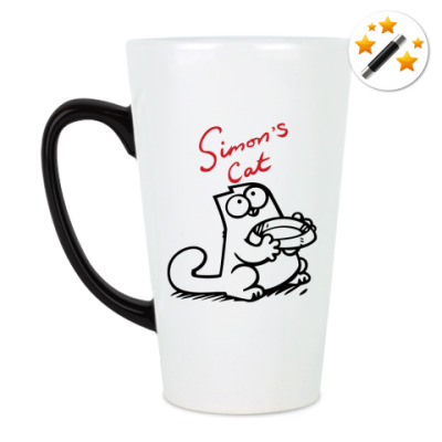 Кружка латте Simon's cat на printdirect.ru